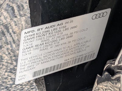 2025 Audi Q3 S line Premium Plus 45 TFSI quattro