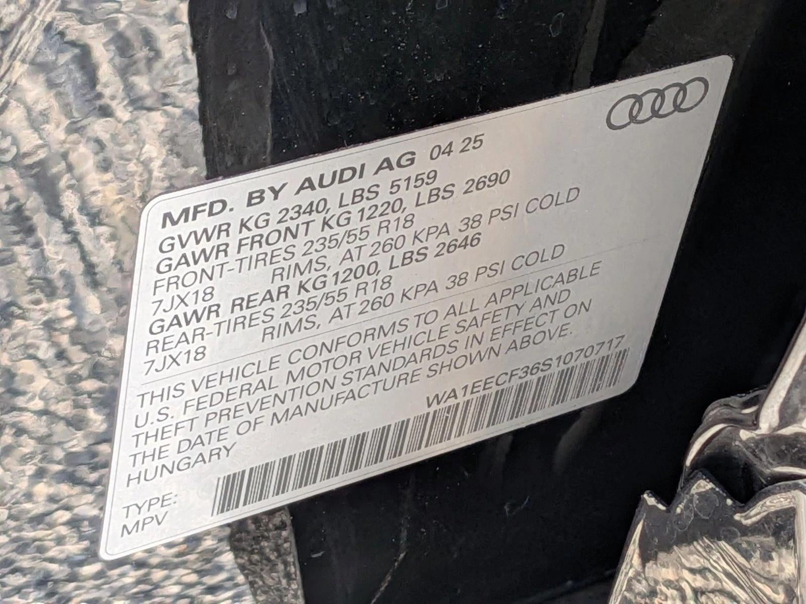 2025 Audi Q3 S line Premium Plus 45 TFSI quattro