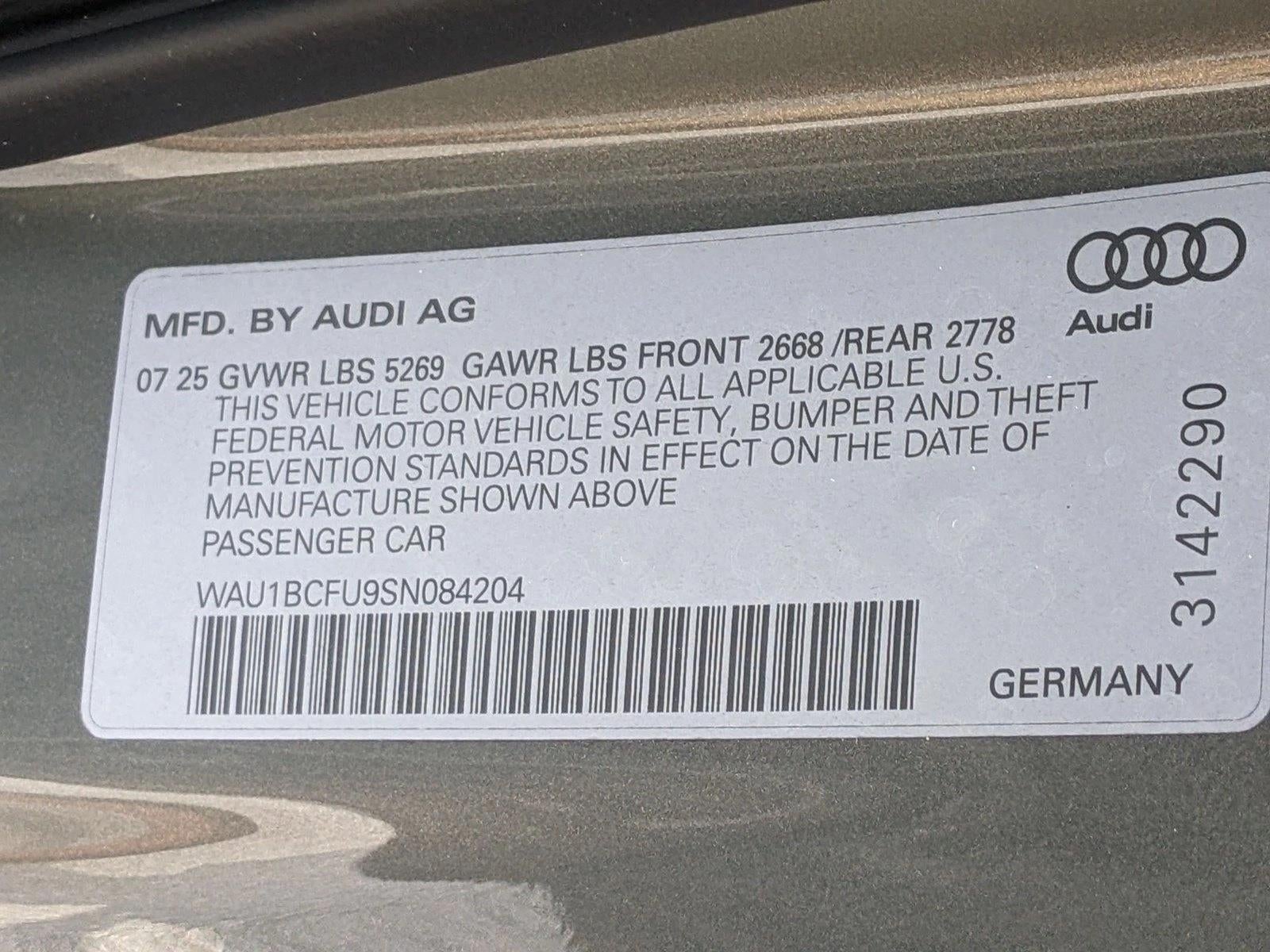 2025 Audi A5 Premium 2.0 TFSI quattro