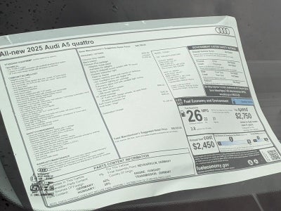 2025 Audi A5 Premium Plus 2.0 TFSI quattro