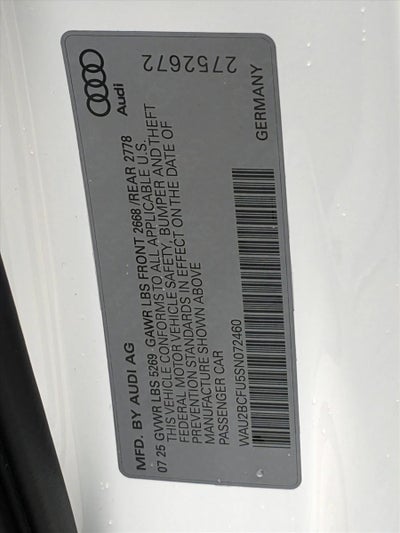 2025 Audi A5 Premium Plus 2.0 TFSI quattro