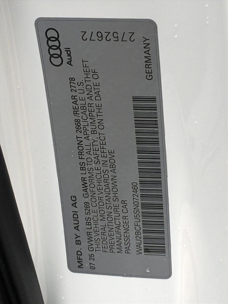 2025 Audi A5 Premium Plus 2.0 TFSI quattro