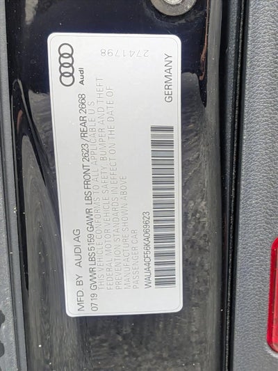 2019 Audi S5 Sportback Premium 3.0 TFSI quattro