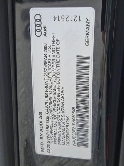 2023 Audi A6 Sedan Premium 45 TFSI quattro