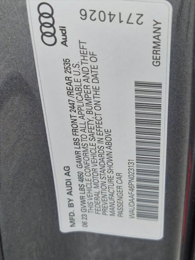 2023 Audi A4 Sedan S line Premium 45 TFSI quattro
