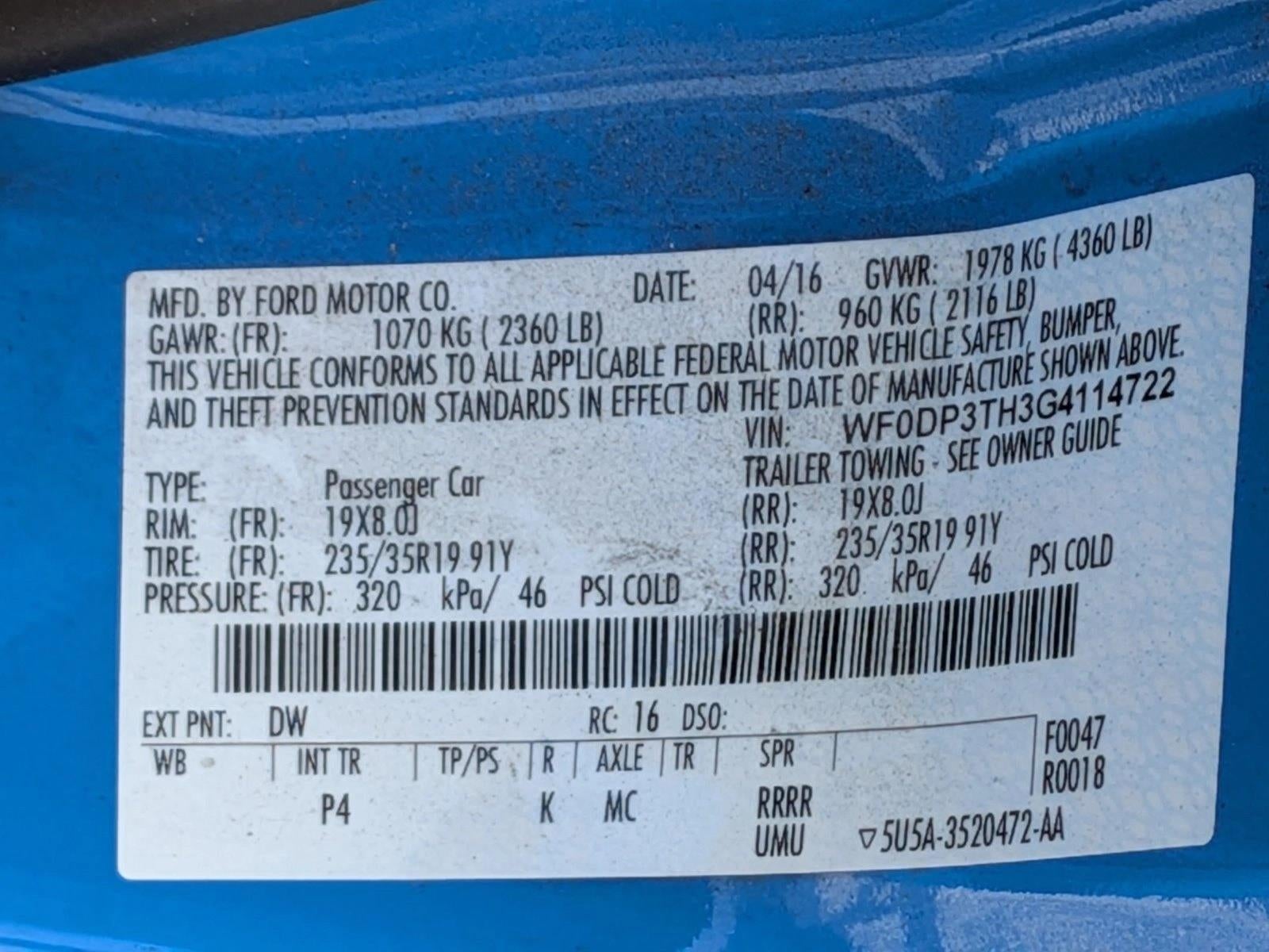 2016 Ford Focus 5dr HB RS