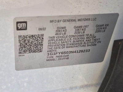 2022 Chevrolet Bolt EUV FWD 4dr LT