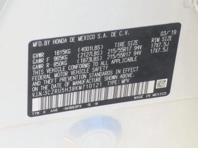 2019 Honda HR-V LX 2WD CVT