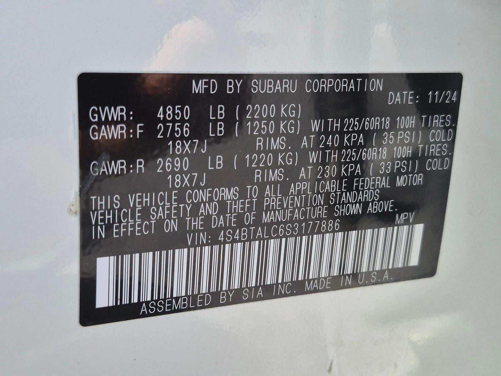 2025 Subaru Outback Onyx Edition AWD