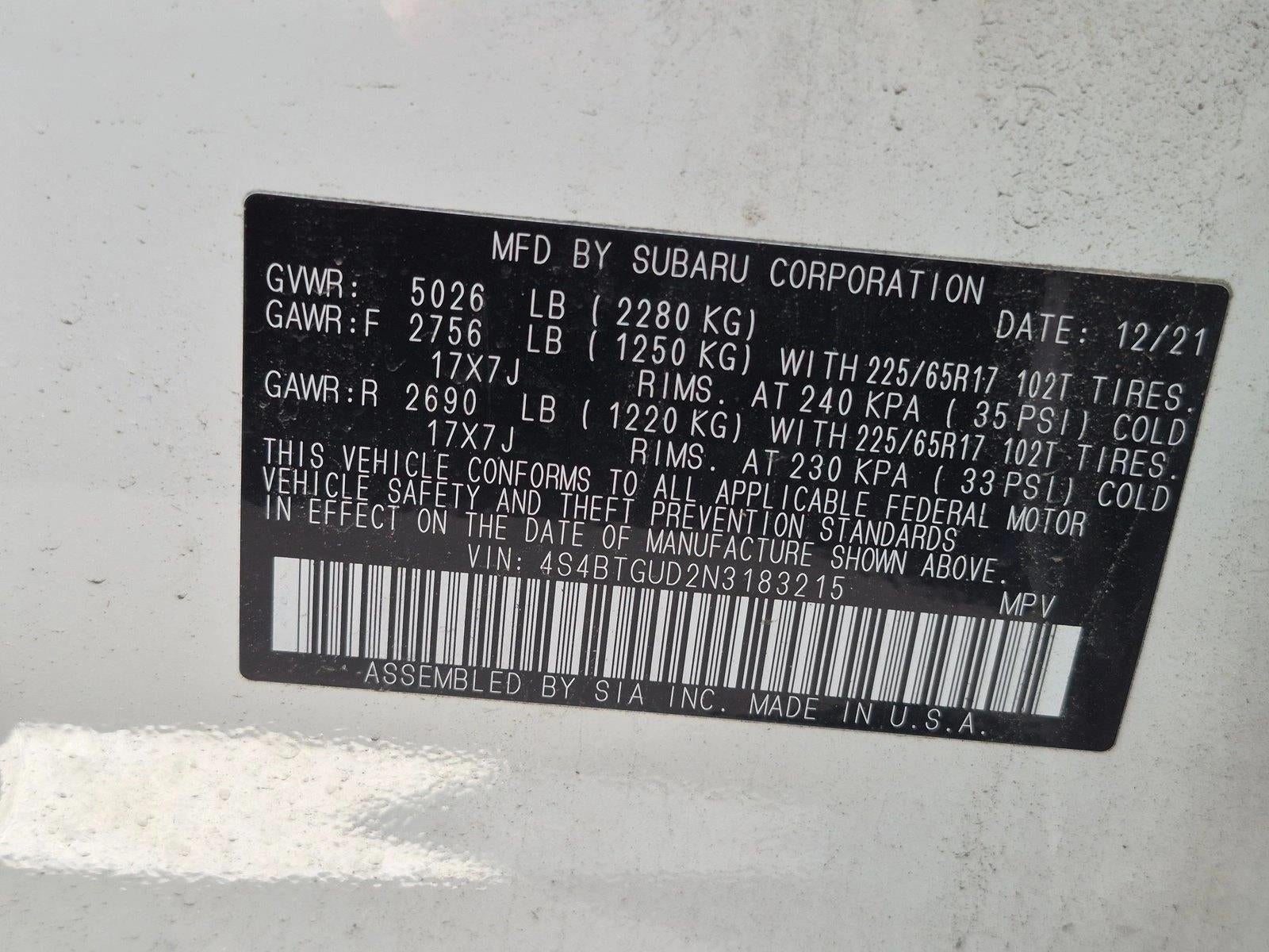 2022 Subaru Outback Wilderness CVT