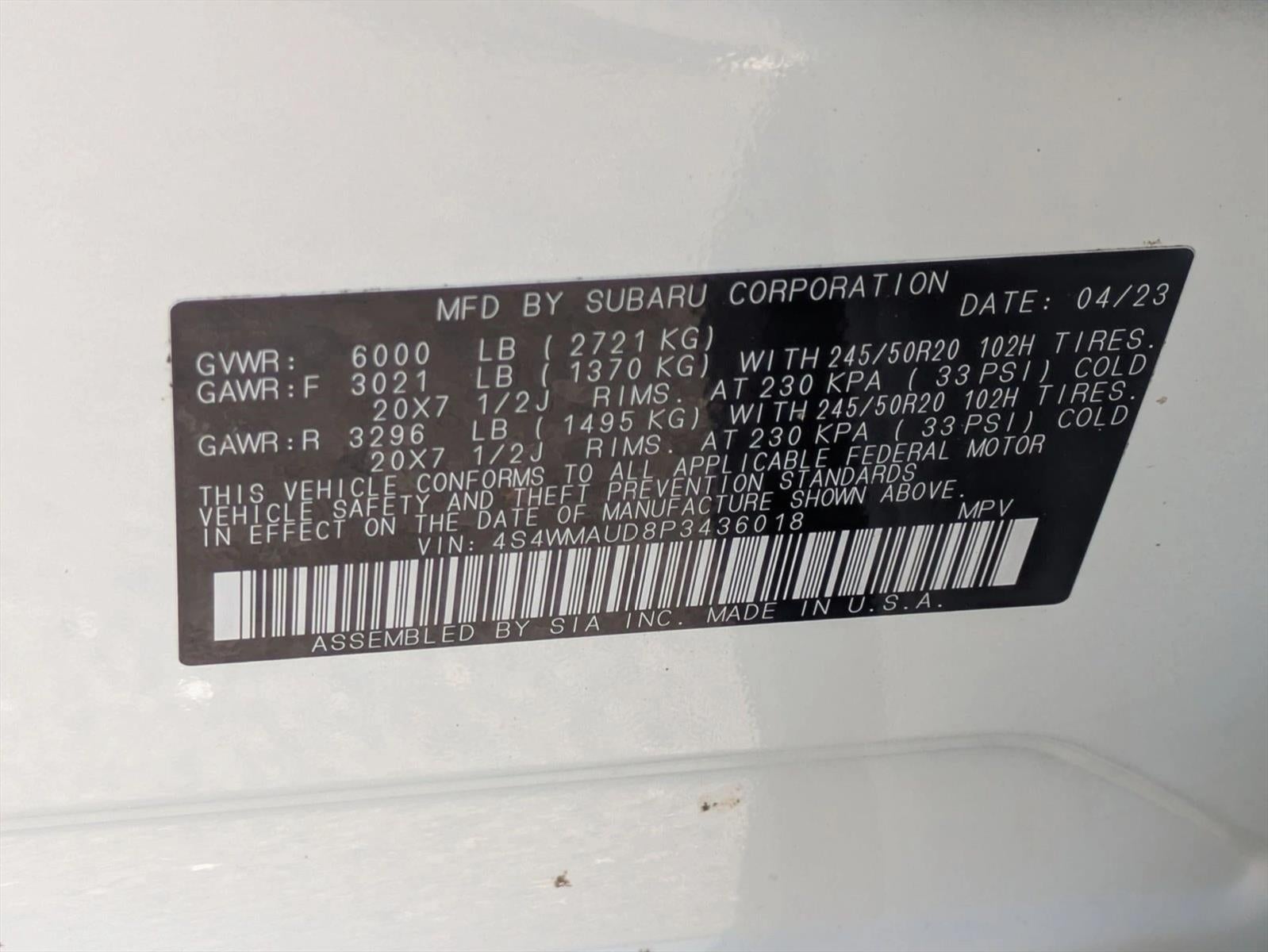 2023 Subaru Ascent Limited 7-Passenger