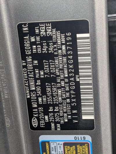 2019 Kia Sorento LX AWD