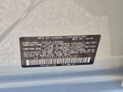 2020 Subaru Crosstrek Premium CVT