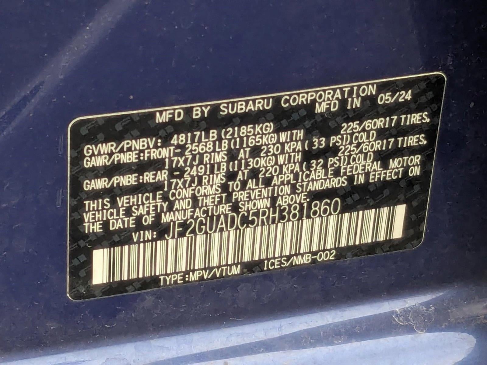 2024 Subaru Crosstrek Premium AWD