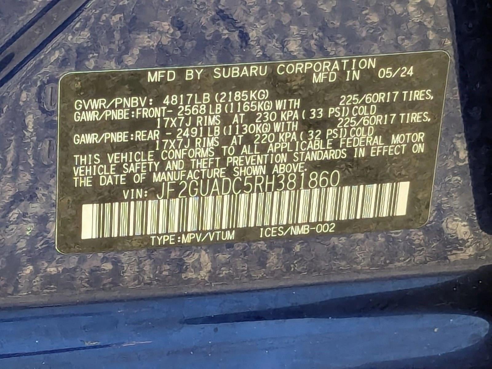 2024 Subaru Crosstrek Premium AWD