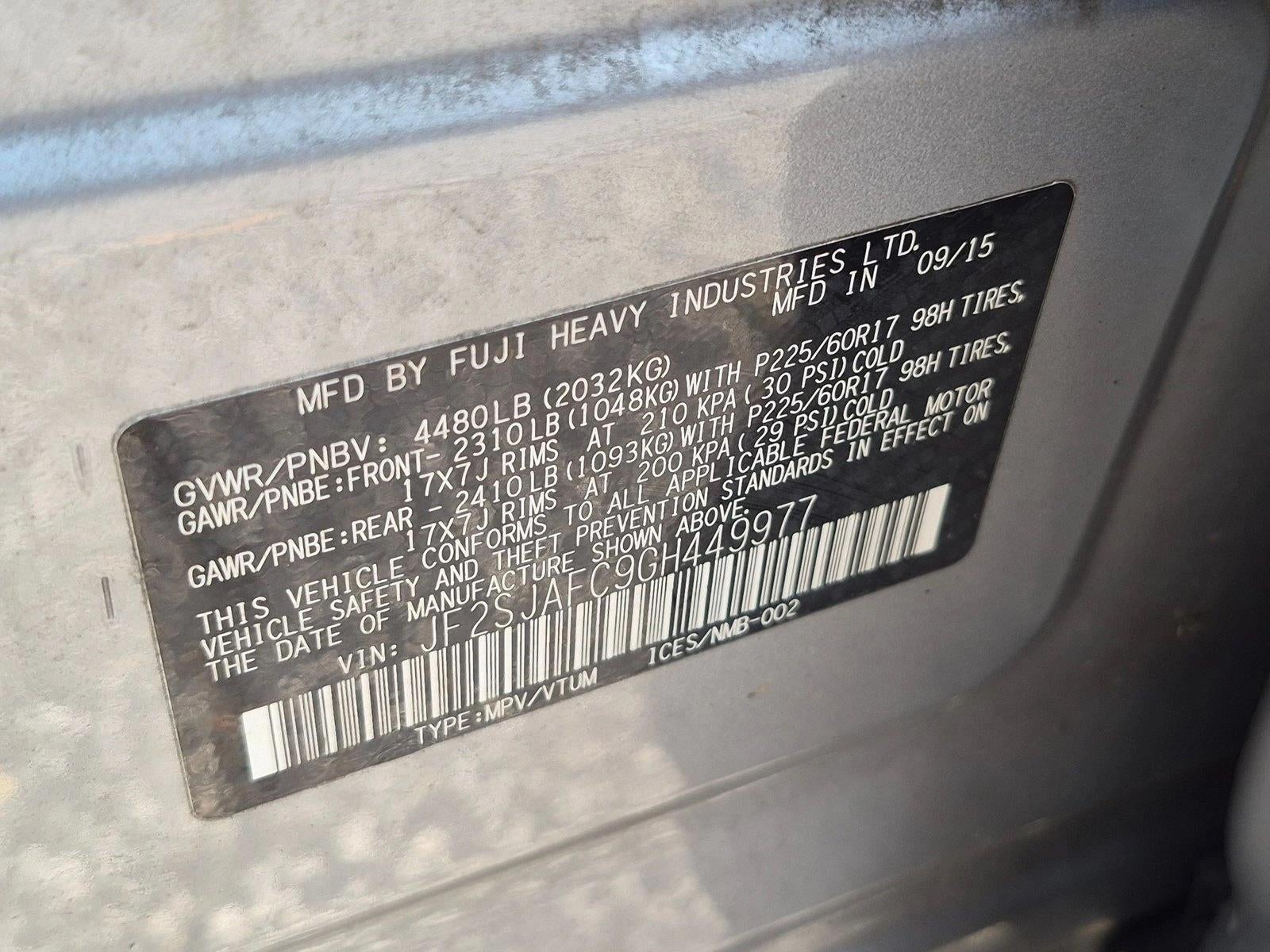 2016 Subaru Forester 2.5i Premium CVT
