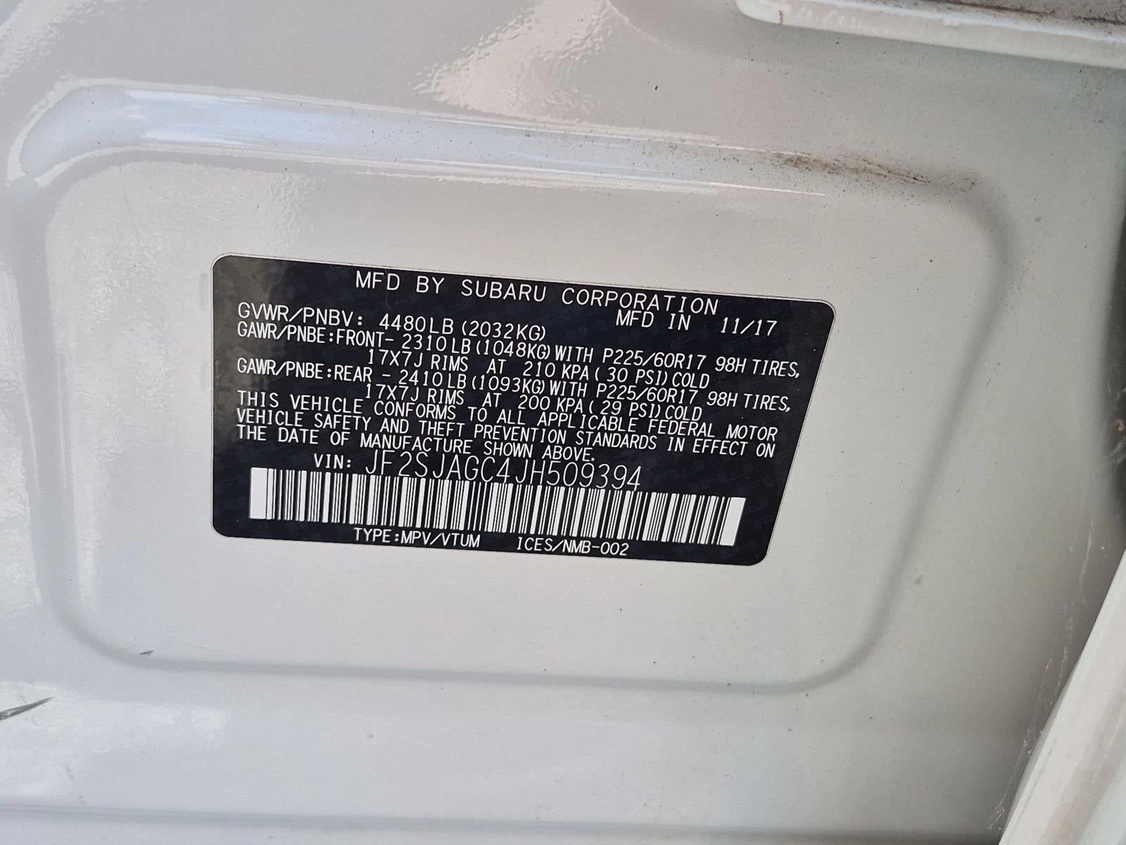 2018 Subaru Forester 2.5i Premium CVT