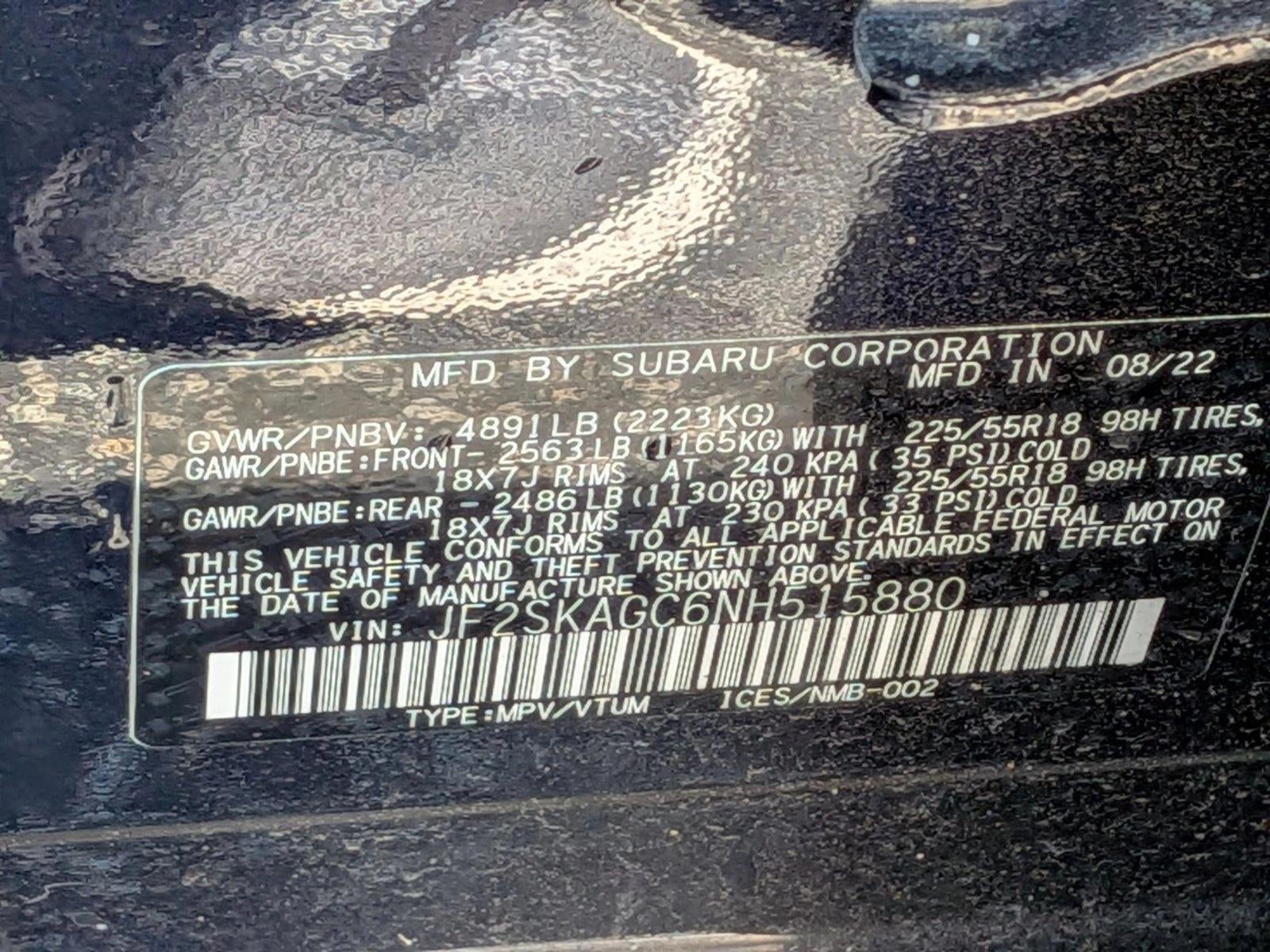 2022 Subaru Forester Sport CVT