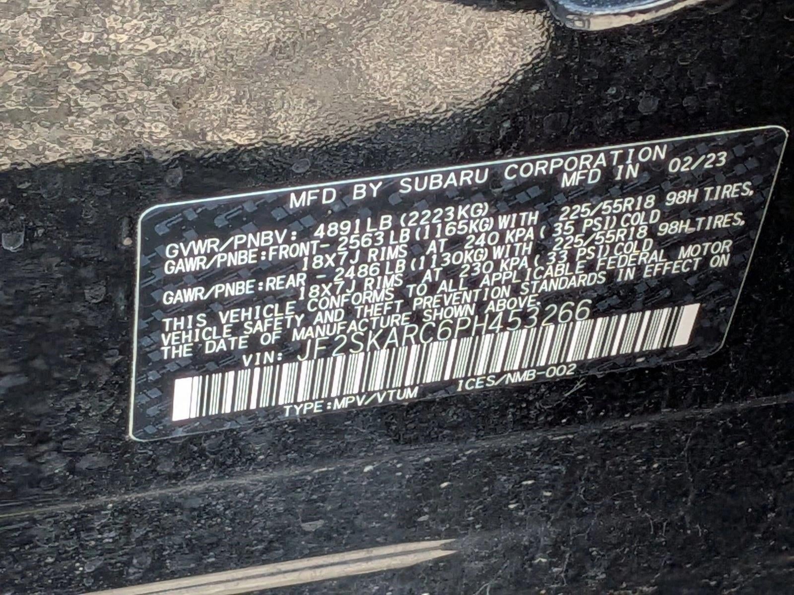 2023 Subaru Forester Touring CVT