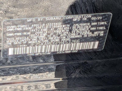 2023 Subaru Forester Touring CVT