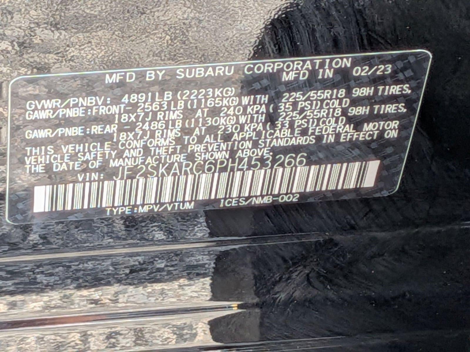 2023 Subaru Forester Touring CVT