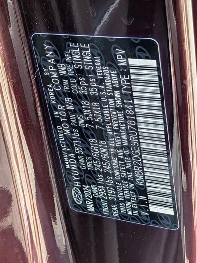 2024 Hyundai PALISADE SEL 7P AWD