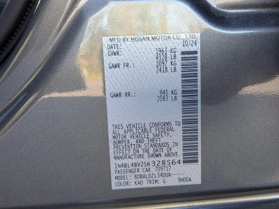 2025 Nissan Altima S FWD