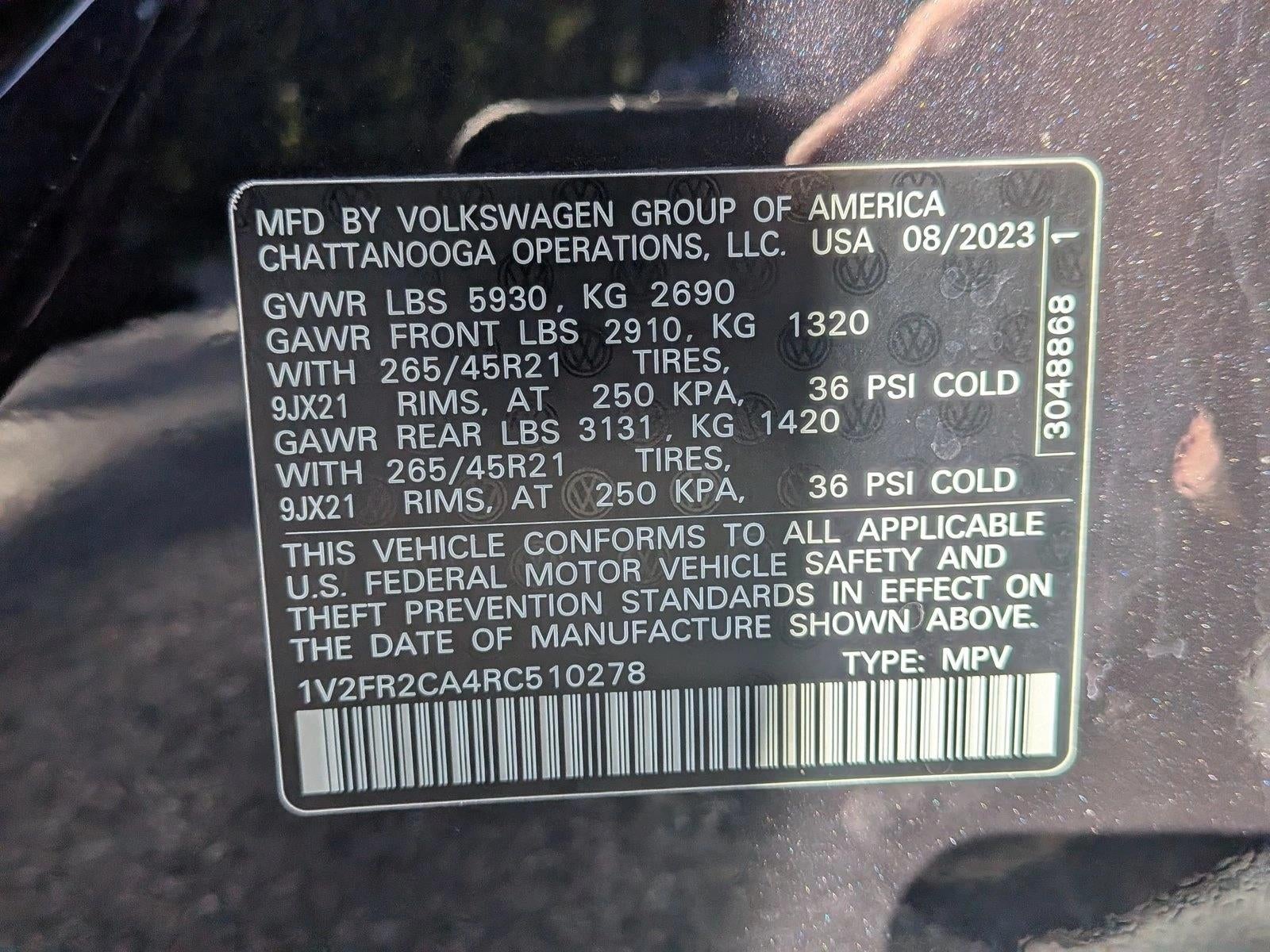 2024 Volkswagen Atlas 2.0T SEL Premium R-Line 4MOTION