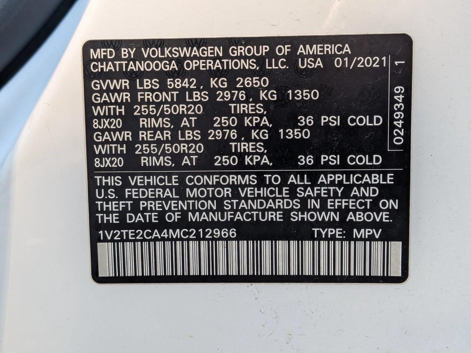 2021 Volkswagen Atlas Cross Sport 3.6L V6 SEL Premium 4MOTION