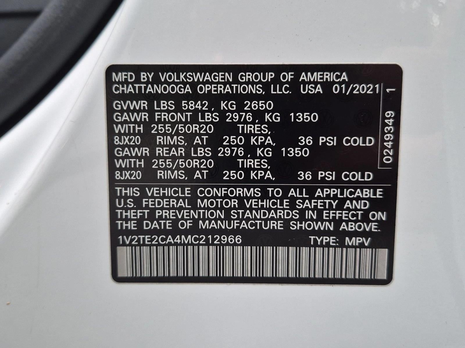 2021 Volkswagen Atlas Cross Sport 3.6L V6 SEL Premium 4MOTION