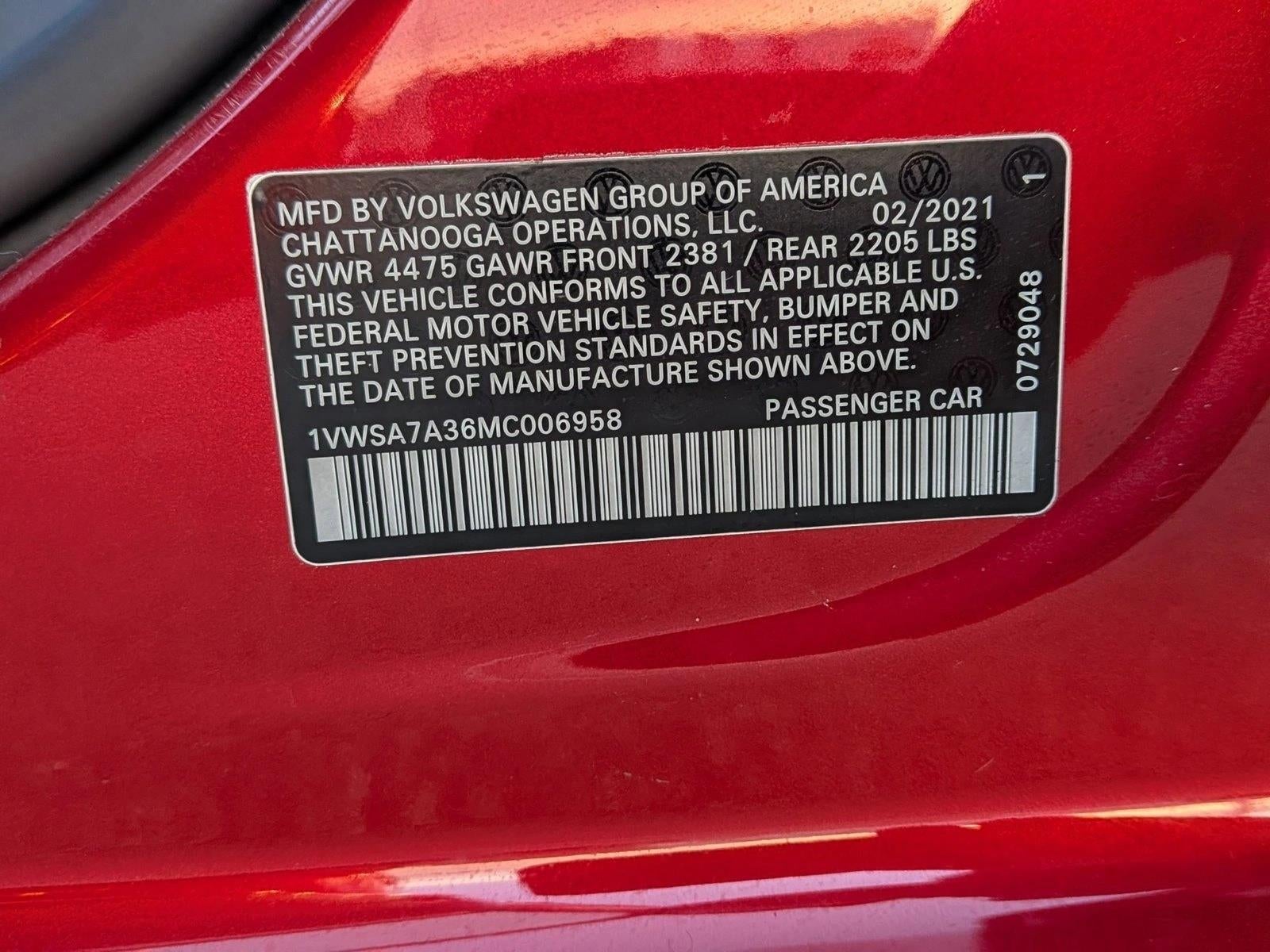 2021 Volkswagen Passat 2.0T SE Auto