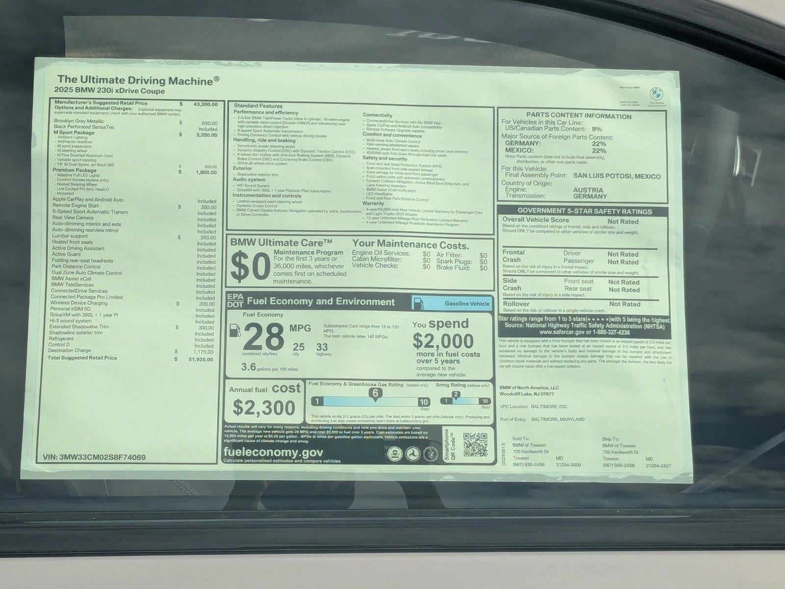 2025 BMW 230i xDrive Coupe