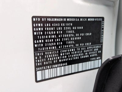 2022 Volkswagen Taos SE FWD