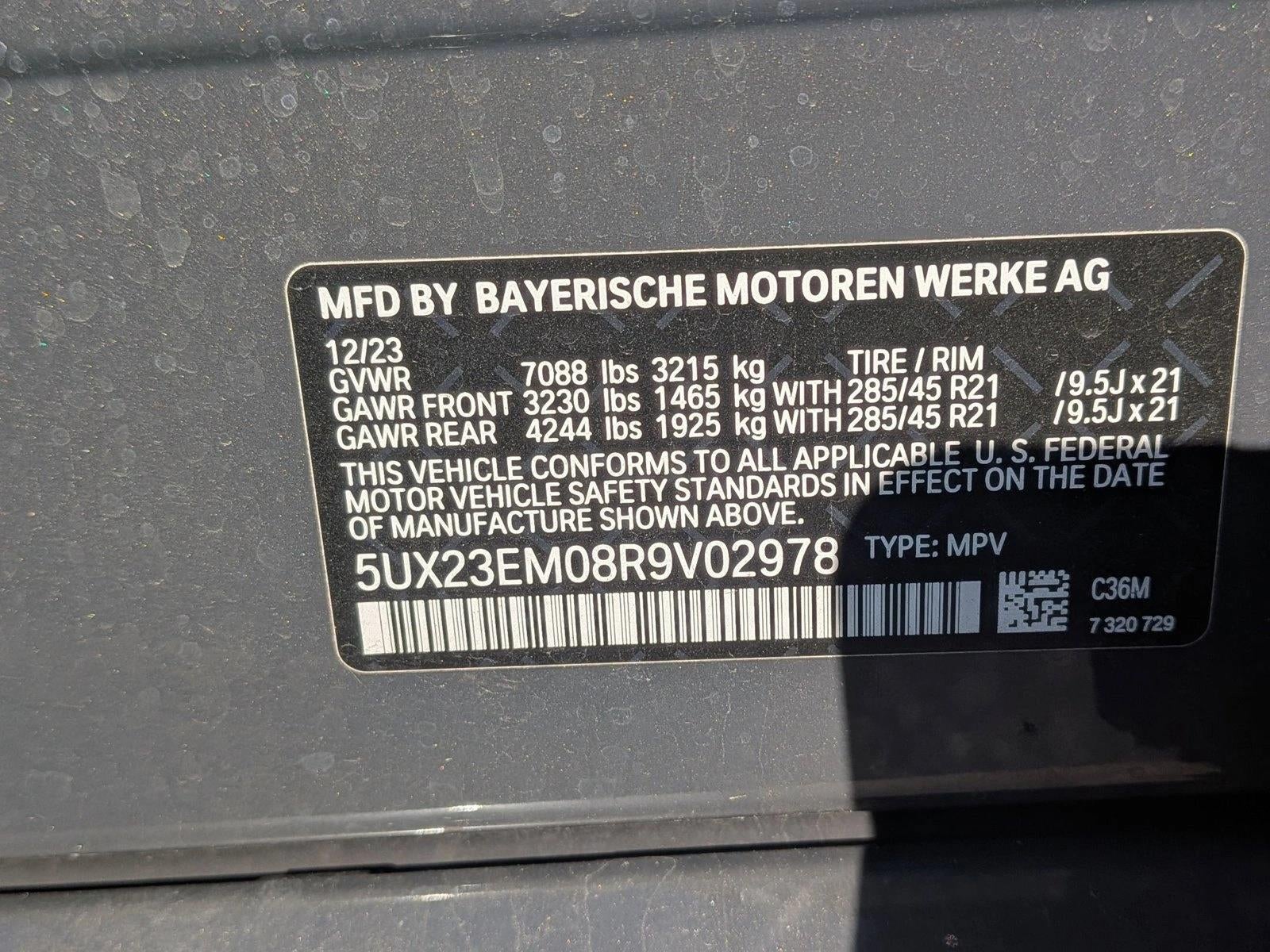 2024 BMW X7 xDrive40i Sports Activity Vehicle