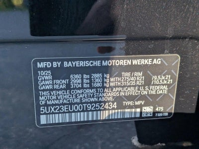 2026 BMW X5 xDrive40i Sports Activity Vehicle