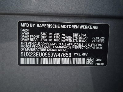 2025 BMW X5 xDrive40i Sports Activity Vehicle