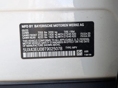 2026 BMW X5 xDrive50e Plug-In Hybrid