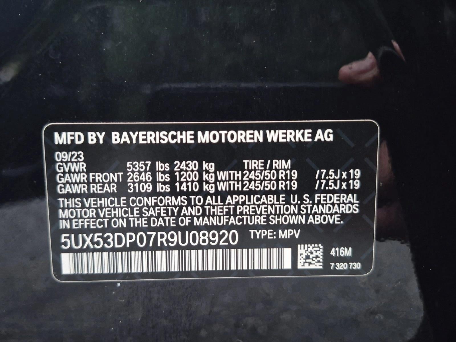 2024 BMW X3 xDrive30i Sports Activity Vehicle