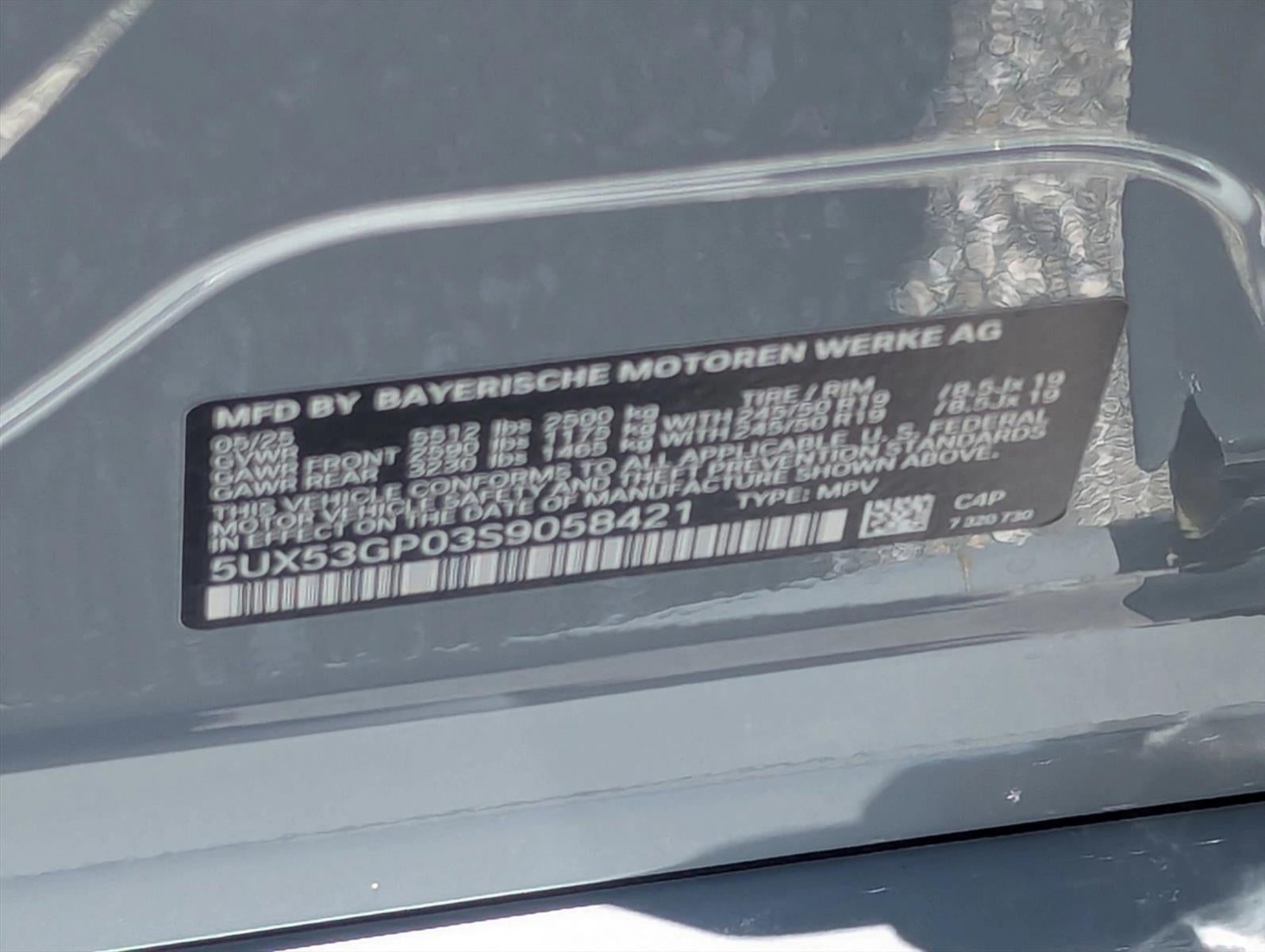 2025 BMW X3 30 xDrive Sports Activity Vehicle