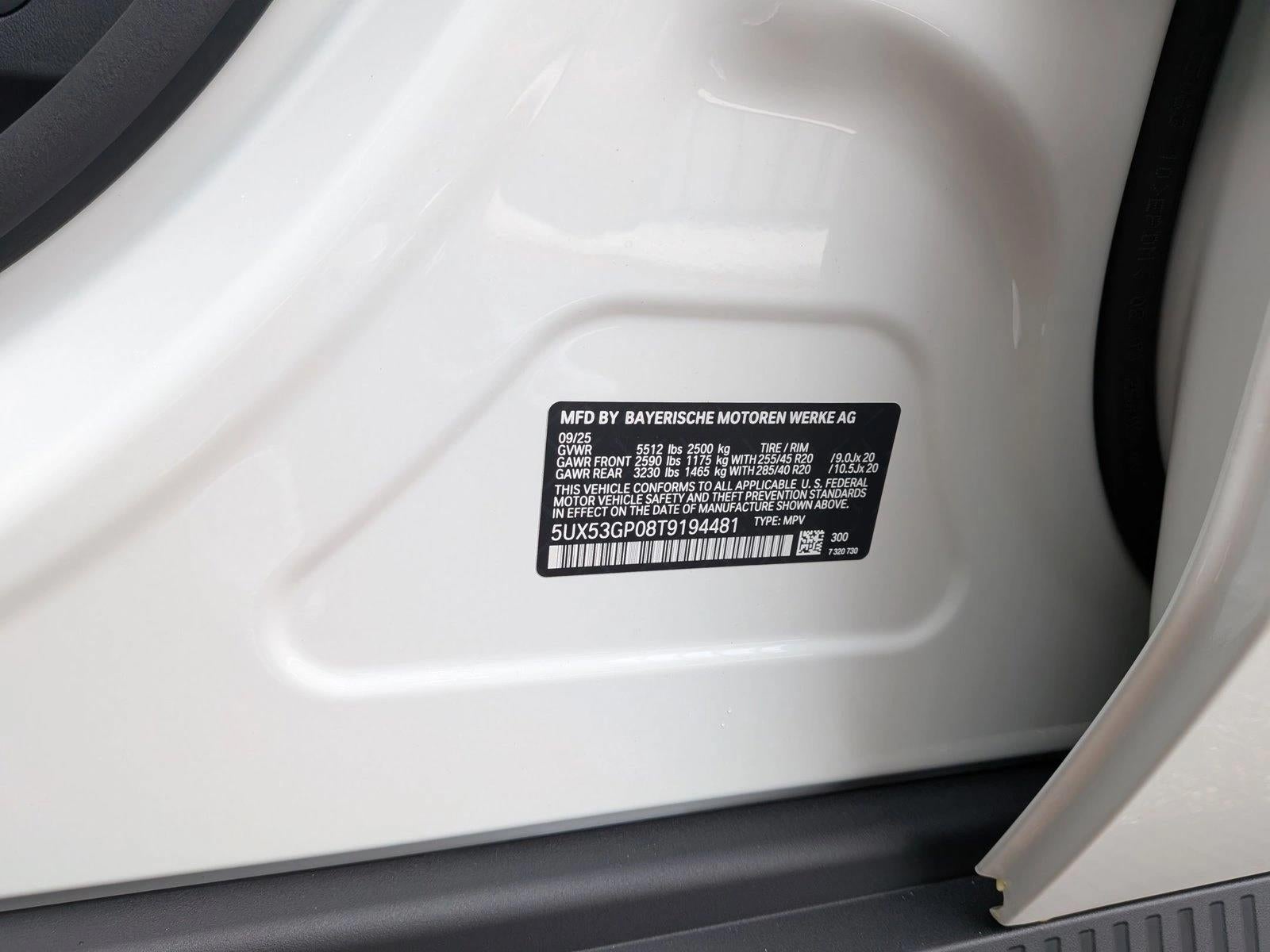 2026 BMW X3 30 xDrive Sports Activity Vehicle