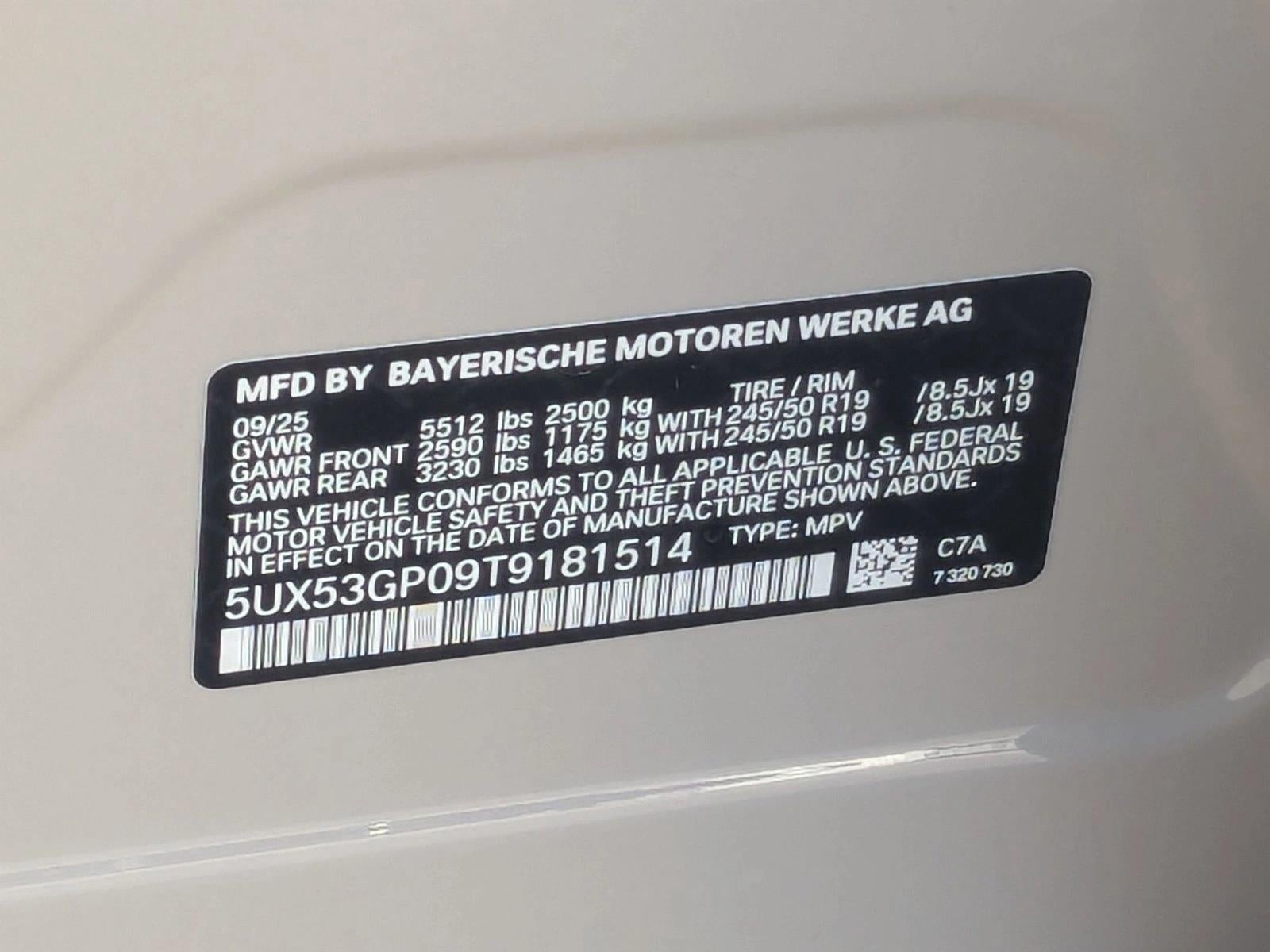 2026 BMW X3 30 xDrive Sports Activity Vehicle