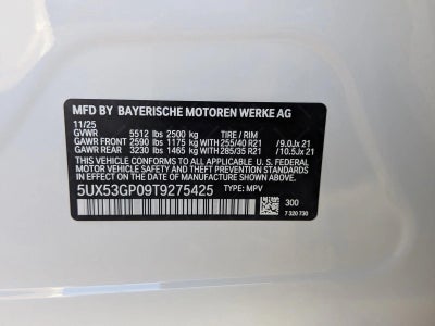 2026 BMW X3 30 xDrive Sports Activity Vehicle