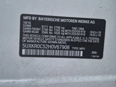2017 BMW X5 xDrive35i Sports Activity Vehicle