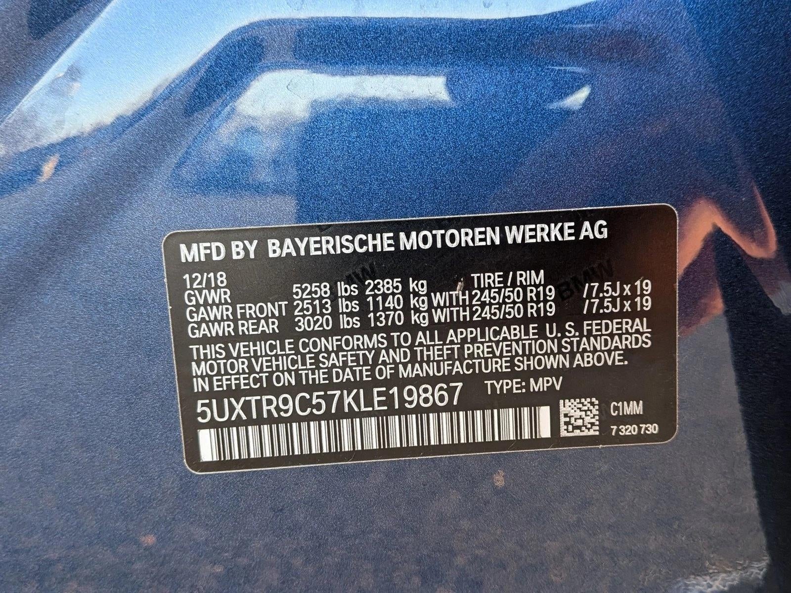 2019 BMW X3 xDrive30i Sports Activity Vehicle