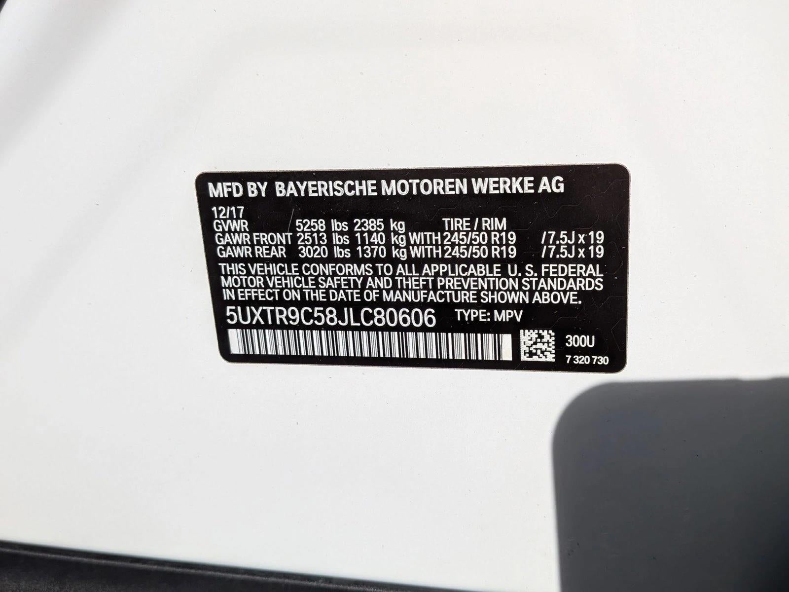 2018 BMW X3 xDrive30i Sports Activity Vehicle