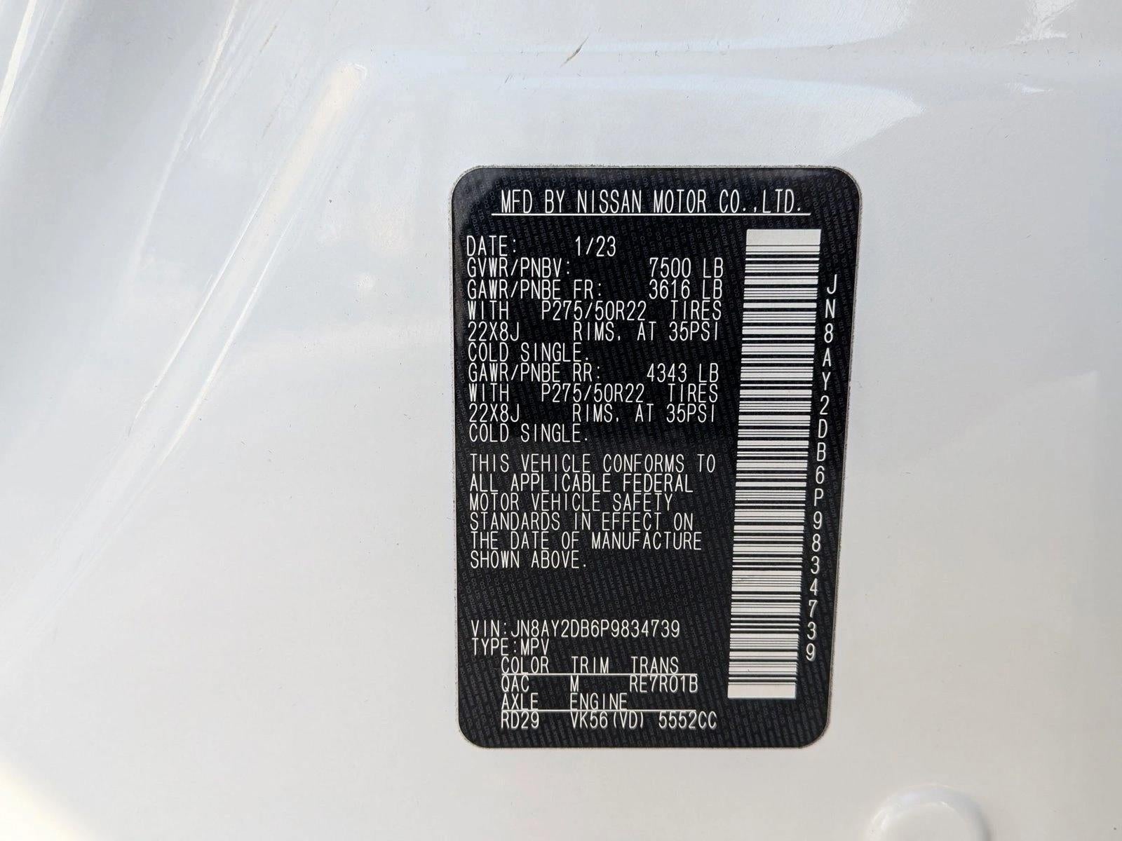 2023 Nissan Armada 4x4 Platinum