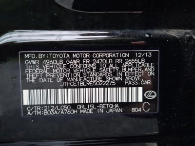 2014 Lexus GS 350 4dr Sdn AWD
