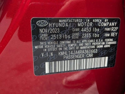2024 Hyundai SONATA SEL 2.5L FWD