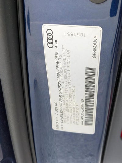 2018 Audi A5 Sportback 2.0 TFSI Premium