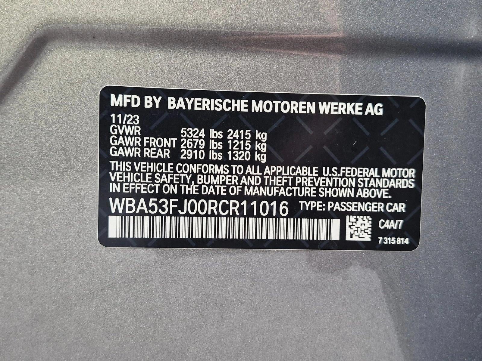 2024 BMW 530i xDrive Sedan